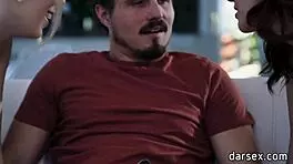 Natural big tit hotties freya parker kay lovely suck fuck big dick threesome