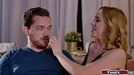 bisexual teens in lingerie crave creampie threesome licking and big cocks