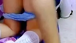 mexican teen's tight pussy takes just the tip for cash in public homemade