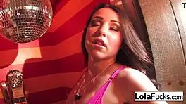 hey watch sexy lola foxx grope her tits and pussy solo