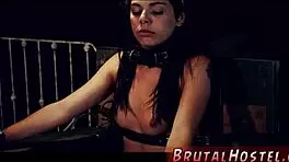 Gina Valentina dominates bound male foot slave in intense BDSM foot fetish