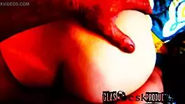 Scarlet Datz invites for home casting rough hairy fuck on glass desk messy cumshot