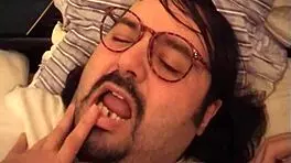 Hairy Pussy Ride Sends Blonde to Explosive Heavenly Orgasm