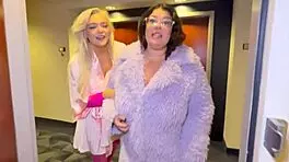 Desperate Curvy Latinas Tease In Lingerie Spreading Big Booty For Free Stay