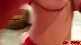 white babe maid rides stepbro in panties cowgirl frenzy