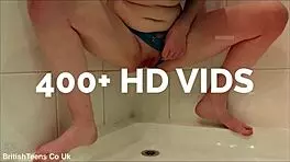 Skinny British Redhead Uniform Fuck Ends in Cum Swallow