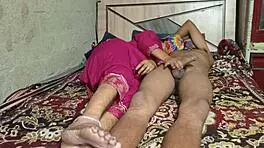 hot brunette amateur fingers ass before wild anal sex in bedroom with huge cock