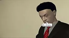 blonde babysitter with small tits in animated adventure