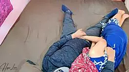 why does this hot young babe ride cock so wildly for pleasure?