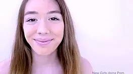 Stunning Brunette Model Fucked Hard During Sofa Casting Audition