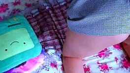 Mexican College Girl in Uniform Gets Visited for Hot Room Fun