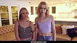 Chloe Cherry and Gwen Vicious Naughty Clout with Ricky Spanish