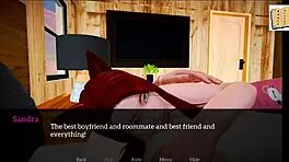 redhead milf with big tits and ass plays erotic homemade game