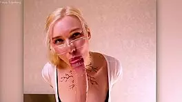 freya erlenberg sucks dick with huge talent showing off her skills