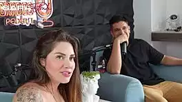 sara blonde contestant deepthroats huge cock in celebrity casting facial