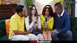 Stepdads Guide Innocent 18-Year-Olds Archer Ali and Lilibet Saunders Through Orgy Lessons