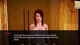 redhead milf with big tits and ass plays erotic homemade game