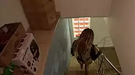 novinha arrives at new mansion just to fuck and friend wants to join nands ninfetinha