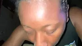 teen neighbor sneaks in for huge sloppy deepthroat cum gulp