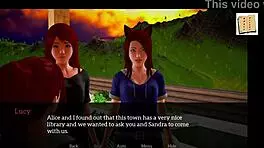 redhead milf with big tits and ass plays erotic homemade game