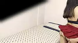 hey, spying on that sexy latina college roommate nataly?