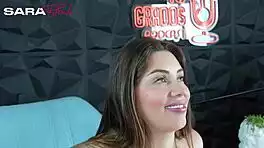 sara blonde contestant deepthroats huge cock in celebrity casting facial