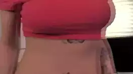 Suggestive Horny Brunette Craves Secret Voyeur Sex