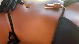 hot blonde lets tattoo artist suck her before wild dp finish