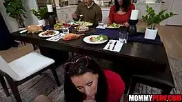 young guy loses virginity to experienced milf and aunt duo