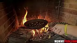 young guy loses virginity to experienced milf and aunt duo