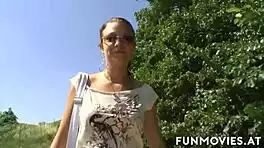 i'm slim jackie tiefenbacher getting fucked deep by group in the forest outdoors