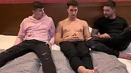 eighteen year old dives into her thrilling first gangbang adventure