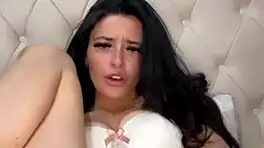 Horny British Coed Fingers Herself to Squirting Orgasm