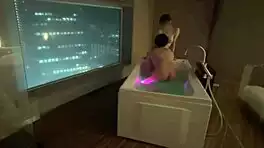 personal shoot cute santa babe breast sucked in bath