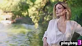 anna lisa, flaunt those perfect big tits wet outdoors?