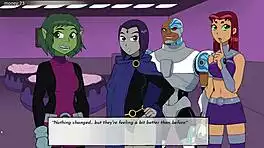 bumblebee sneaks steamy bathroom fun in 18titans