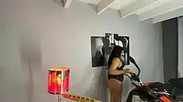 mia montielth masturbates on her new motorcycle