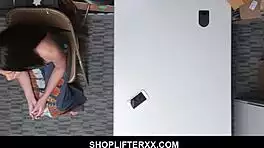 Avi Love's Tight Ass Pounded Hard by Guard in Office