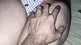 latina teen's first anal creampie new year's temptation