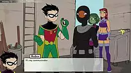 bumblebee sneaks steamy bathroom fun in 18titans