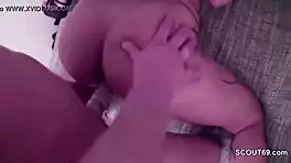 teeny joins petite slut for wild german threesome roleplay