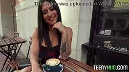 smacking petite italian ass before creaming her body