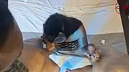 girlfriend shared double penetrated cumshotted by boyfriend fan pov pt1 🔥🍆💦