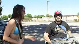 teen biker babe gets fucked hard after ride 😏