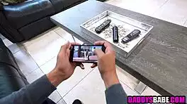 i had no idea this young brunette slut craves hardcore pounding daddy style