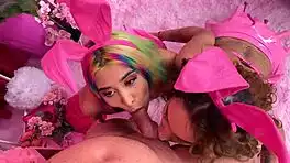 Roxy Lips Mary Frost bisexual FFM threesome romp