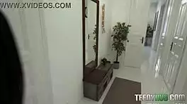 smacking petite italian ass before creaming her body