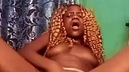 tiny teen fingers her deep ebony pussy till she squirts everywhere 💦🔥😍
