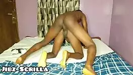 Teen Pussy Craves Massive BBC Doggystyle Thrusts