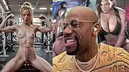 Tight petite teen begs anal as trans cock explodes